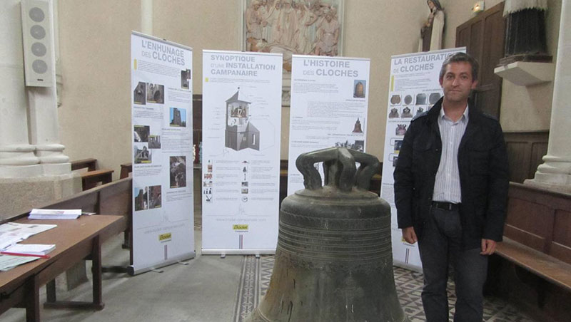 Il sera possible de découvrir cette cloche, installée à l’origineen 1869 mais refondu en 1929, avec une documentation sur l’origine des cloches et les principes de restauration.

  -Photo:Ouest France